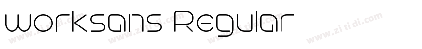 worksans Regular字体转换 worksans Regular字体转换
